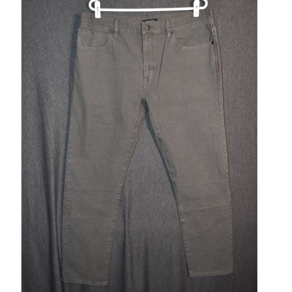 NEW PROOF Men's 36x32 Slim Jeans Canvas Gray NWT